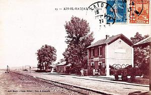 AIN-EL-HADJAR - GARE - 1927